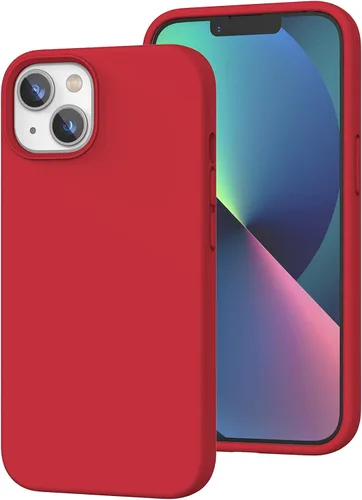 Vista 46 de Funda de silicona líquida compatible con iPhone 12 Pro Max 6.7 pulgadas, funda de gel de protección completa con forro de microfibra, funda