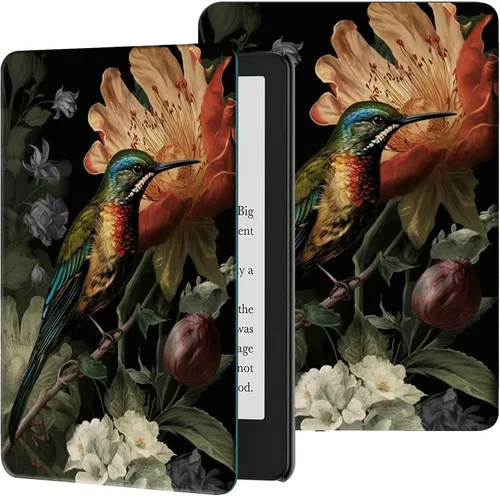 Vista 23 de Rossy Funda para Kindle de 10ª generación 2019, delgada, de piel sintética, ajustable, Smart Cover con encendido y apagado automático para Kindle