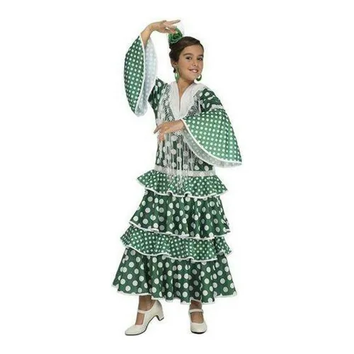 Vista 2 de Disfraz para Niños My Other Me Giralda Verde Bailaora Flamenca