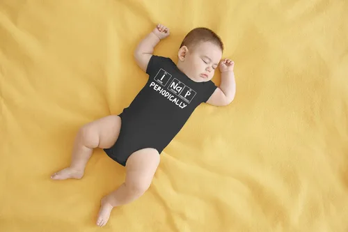 Vista 5 de I Nap Periodically - Body divertido y lindo para recién nacido, traje de regreso a casa para niños Negro