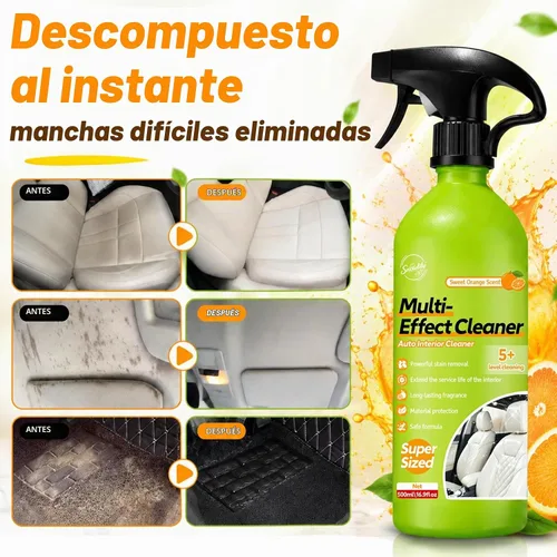 Vista 2 de Kit de spray limpiador de tela para techo de techo de espuma para interiores de coche
