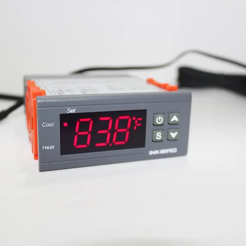 Vista 3 de Inkbird ITC-1000F Controlador de temperatura de 2 etapas Modos de enfriamiento y calefacción Celsius y Fahrenheit