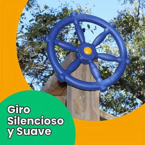 Vista 5 de Selva gimnasio Reino – Rueda los Buques pirata, color azul