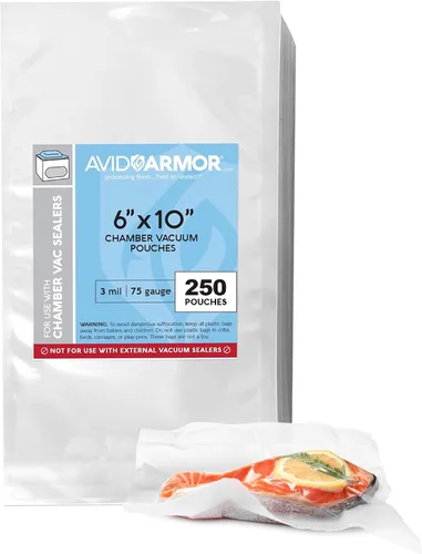 Vista 11 de Bolsas de sellado al vacío Avid Armor – 15 x 20 cm – Paquete de 250 – Bolsas resistentes de grado comercial, libres de BPA para Sous Vide