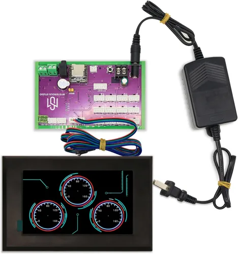 Vista 9 de Escape Room Prop 4.3 pulgadas 7 pulgadas pantalla táctil con controlador programable y altavoz para juego de sala de salida