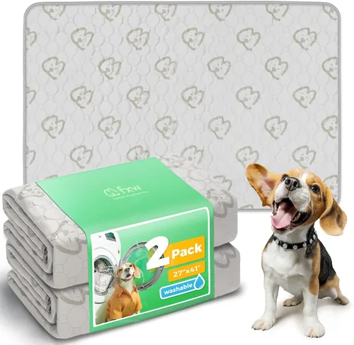 Vista 49 de FXW Almohadillas lavables para orina para perros, almohadillas para cachorros con súper absorbentes, diseñadas específicamente para jaulas de 24