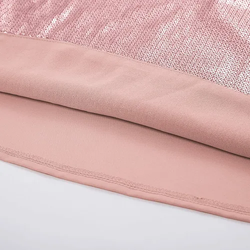 Vista 4 de GRACE KARIN - Camiseta brillante sin mangas con lentejuelas para mujer