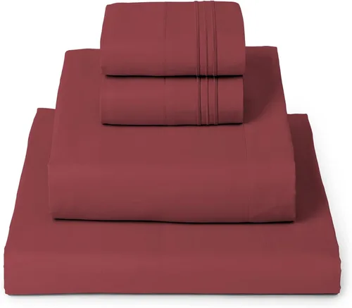 Vista 49 de Mellanni Juego de sábanas Twin XL - Juego de ropa de cama de 4 piezas de la colección icónica, (incluyendo 2 fundas de almohada), bolsillo profundo