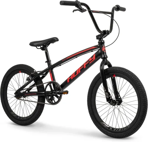 Vista 12 de Huffy 20 Inch BMX Bike for Kids, Race & Freestyle Styles, Lightweight Steel Frame, Single Speed Drivetrain, 20” Wheels, Beginner BMX Bike for Street