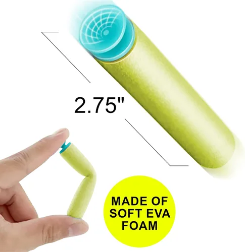 Vista 9 de Recarga de balas de espuma ArtCreativity para pistola de juguete electrónica Gatling, 36 dardos con accesorio de cinturón de balas, recarga