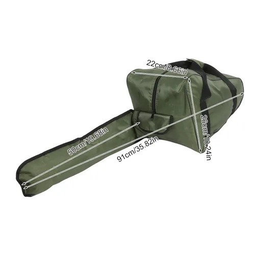 Vista 6 de Estuche para motosierra, bolsa de transporte para motosierra, protección portátil, impermeable, bolsa de transporte, accesorios para motosierra