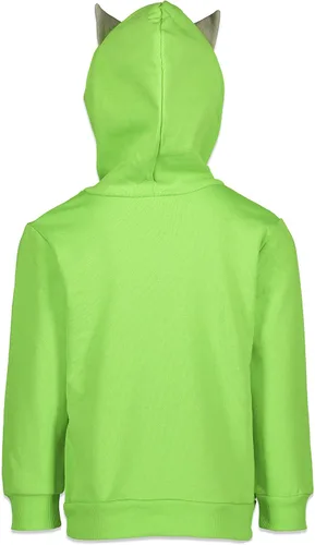 Vista 5 de Disney Pixar Monsters Inc. Mike - Sudadera con capucha de forro polar para niños pequeños, color verde, 5T, Mike Wazowski