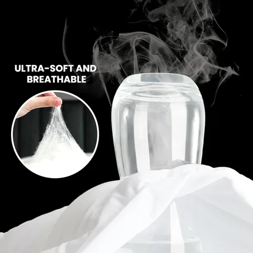 Vista 6 de COTTONPASSION - Protector de colchón impermeable de tamaño individual, equipado con funda de colchón elástica con bolsillo profundo, suave