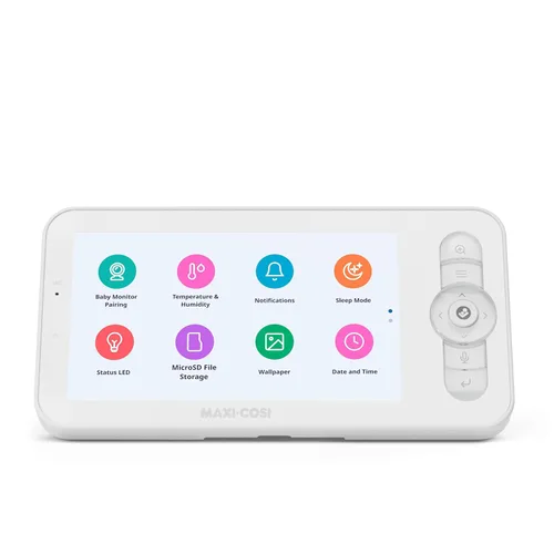 Vista 15 de Maxi-Cosi See Pro 360 Baby Monitor con traducción CryAssist™ AI Cry Translation, cámara HD 2K con PTZ, unidad principal segura sin Wi-Fi de 5