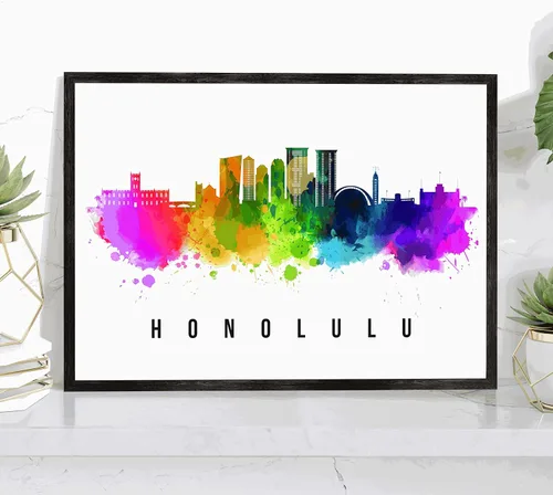 Vista 15 de Generic Póster de Albuquerque Skyline New Mexico, 12 x 18 pulgadas, perfecto para sala de estar, dormitorio, oficina