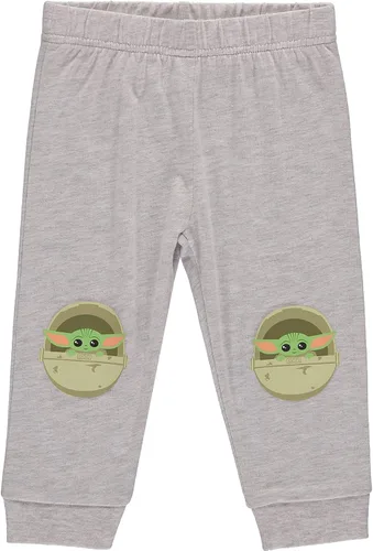 Vista 2 de STAR WARS Baby Boys Clothing 3-Piece Set - Baby Bodysuit, Pants, and Vest with Baby Yoda Print Baby Clothes