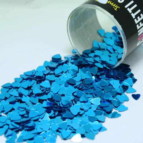 Vista 10 de Confetti Heart 1/4" Baby Mix - Paquete al por menor #8637 QS0