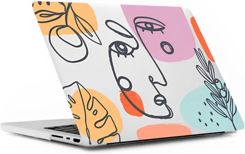 Vista 3 de Funda rígida compatible con la nueva versión MacBook Air de 15 pulgadas modelo A2941 lanzada en 2023 con M2 y pantalla Liquid Retina, funda