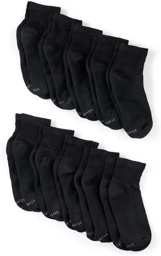 Vista 5 de Hanes Ultimate Women's 6-Pack Comfort Toe Seamed Ankle Socks