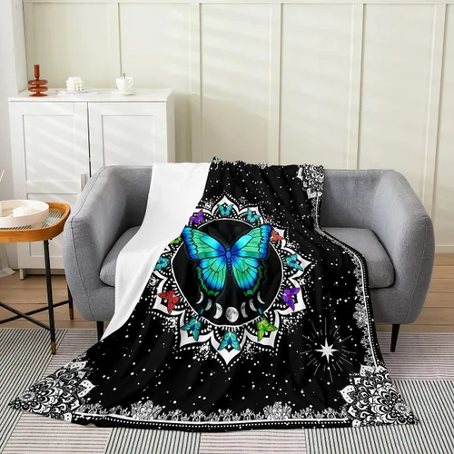 Vista 17 de Erosebridal Highland - Manta de vaca de 40 x 50 pulgadas, diseño de rosas para niños, niñas, niños, adolescentes, adultos, animales salvajes