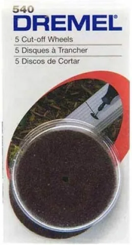 Vista 2 de Dremel 540 Ruedas de corte de 1-14 pulgadas x 063 pulgadas de grosor, paquete de 5