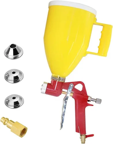 Vista 7 de Joywayus Air Hopper - Pistola pulverizadora con boquilla de 0.157 in/0.236 in/0.315 in, textura de pintura, pulverizador de pintura para paneles