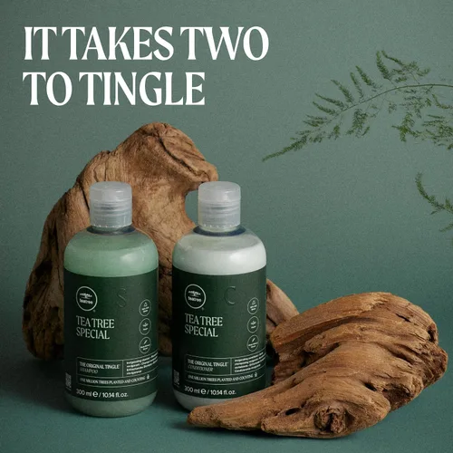 Vista 12 de Champú especial de Tea Tree, Limpieza profunda, Refresca el cuero cabelludo, Para todo tipo de cabello, especialmente cabello graso