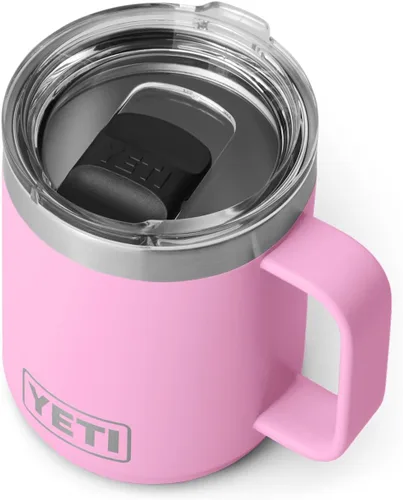 Vista 12 de YETI Rambler - Taza apilable de 10 onzas, aislada al vacío, acero inoxidable con tapa MagSlider, acero inoxidable