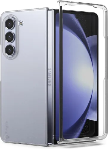 Vista 2 de Ringke Funda delgada compatible con Samsung Galaxy Z Fold 5 [transparente mate] + cubierta de cristal compatible con Samsung Galaxy Z Fold 5