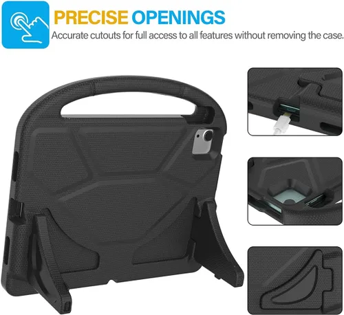 Vista 7 de SUPLIK Funda infantil para iPad Air de 5ª/4ª generación (10.9 pulgadas, 2022/2020), construida con protector de pantalla, iPad Air 5, funda a prueba