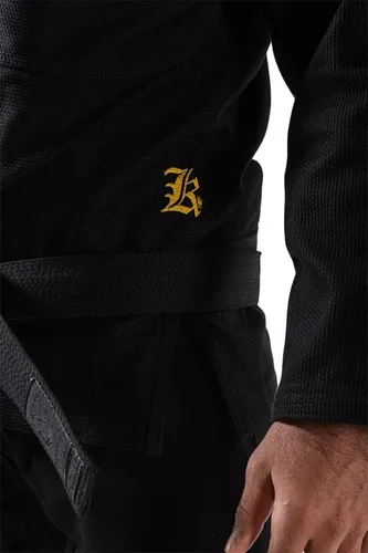 Vista 9 de Kingz Brazilian Jiu Jitsu Gi Kimono ligero BJJ para hombre IBJJF Legal 450gsm Pearl Weave Pro Competition Comp 450 V6