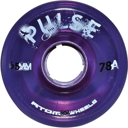 Vista 5 de Atom Skates Ruedas de rodillo cuádruple para exteriores (dureza 78A, 2.559 in x 1.457 in)