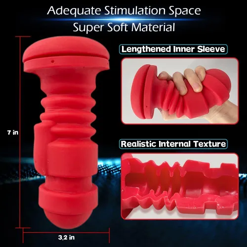 Vista 4 de Máquina sexual automática de mamada, masturbadores masculinos, juguetes sexuales para adultos para placer sexual de hombres, juguete sexual
