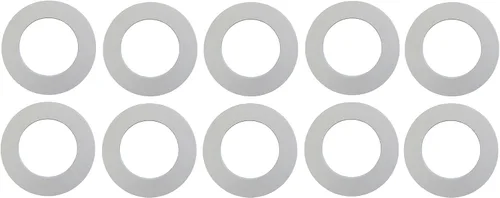 Vista 10 de Anillos de plástico de 10 pulgadas, anillo de luz empotrado para luces de lata, accesorio de iluminación multicolor en blanco o negro