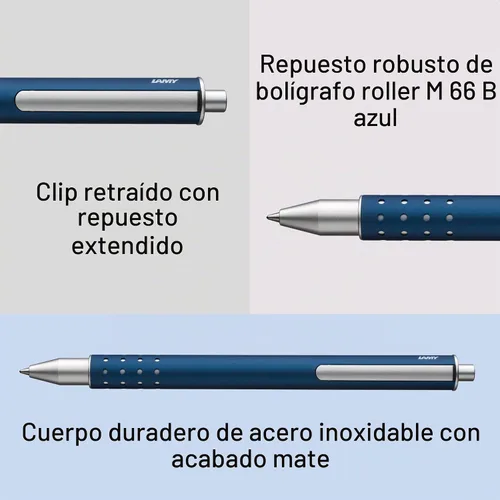 Vista 3 de 1226055 Lamy Swift Modelo 334 - Bolígrafo de punta redonda, color azul imperial