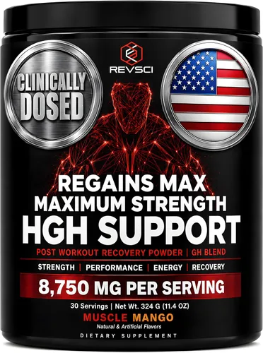 Vista 12 de Suplementos HGH para hombres y mujeres - REGAINS paquete de inicio, péptidos anabólicos para el crecimiento muscular, recuperación muscular