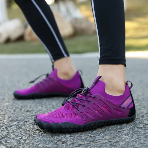 Vista 3 de UBFEN Zapatos acuáticos para hombre y mujer, zapatos acuáticos descalzos, senderismo, natación, barco, pesca, buceo, surf, deportes de playa