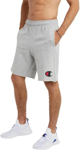 Vista 3 de Champion Pantalones cortos para hombre, Powerblend, forro polar, pantalones cortos de forro polar suave para hombre (regular o grande y alto)