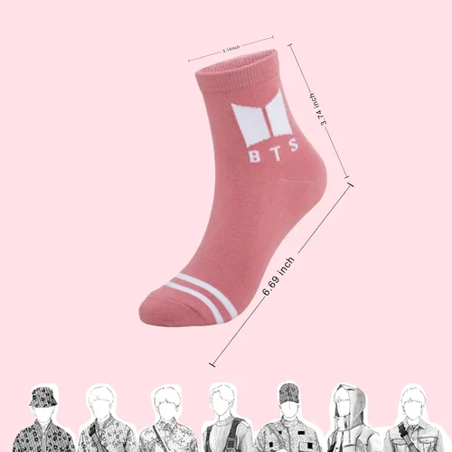 Vista 6 de 3 Pack Womens Warm Knit Socks Funny Crew Socks Novelty Cool Funky Crazy Dress Socks