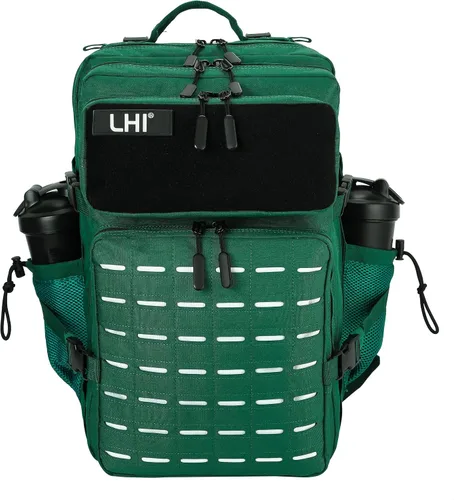 Vista 11 de LHI - Mochila táctica militar para hombre, 25/45 L, mochila grande Molle del ejército, mochila de asalto de 3 días, para senderismo