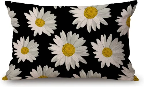 Vista 24 de Solekla Jcp152 - Funda de cojín decorativa de lino y algodón con diseño de pinos en acuarela para sofá, cama, 12 x 20 pulgadas