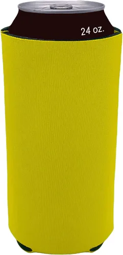 Vista 35 de Espuma en blanco plegable de 24 oz. Can Coolie (variedad, paquete de 6)
