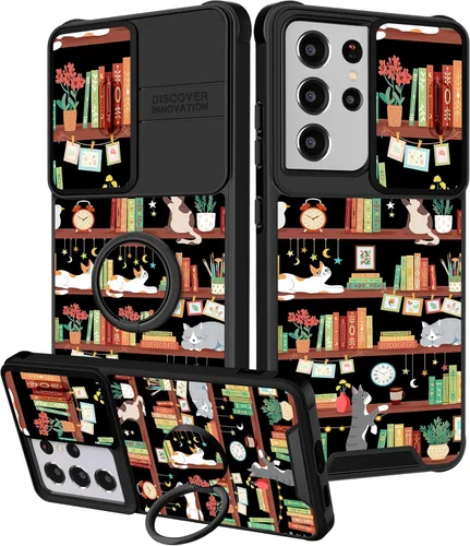 Vista 207 de Funermei para Samsung Galaxy Z Flip 4 Funda - Funda de Teléfono Bonita para Mujeres y Niñas con Mariposas Bonita Estética Femenina Diseño