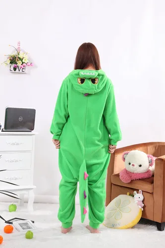 Vista 2 de Honeystore piyama de disfraz de dinosaurio para Halloween una pieza unisex
