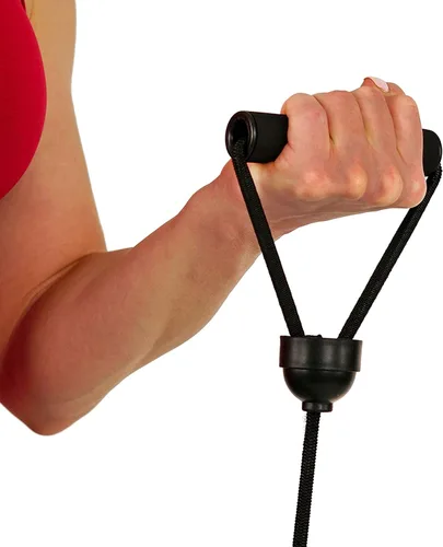 Vista 7 de Sunny Health & Fitness 2-en-1 Premium Power Stepper con capacidad de peso de 181kg y bandas de resistencia, cardio de bajo impacto, ahorro