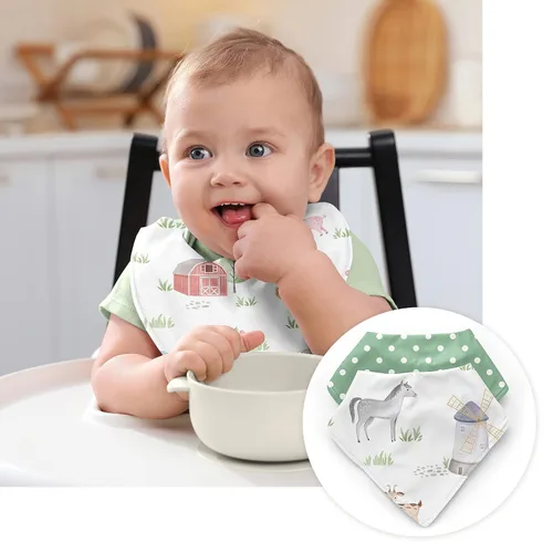 Vista 5 de Sweet Jojo Designs Juego de canastilla de animales de granja para niños y niñas, artículos esenciales para recién nacidos, para regalo, gris, rojo