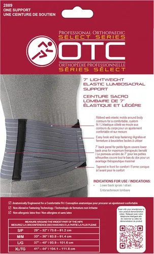 Vista 8 de OTC Soporte lumbosacro para mujer, espalda baja de 7 pulgadas, serie Select
