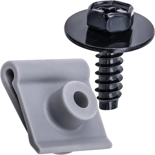 Vista 2 de Rexka 10 juegos de guardabarros cubierta de parachoques Splash Shield U Nut Tornillo Kit para Mazda B45556135 9CF600516B - Multiusos - Deflector