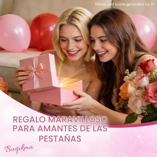 Vista 9 de Buqikma Kit de champú de pestañas para extensiones de 2.02 fl oz/60 ml