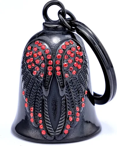Vista 7 de Motorcycle Women Bells - Motorcycle Angel Bell for Men Women,Bell Biker Accessory,Guard Riding Safety